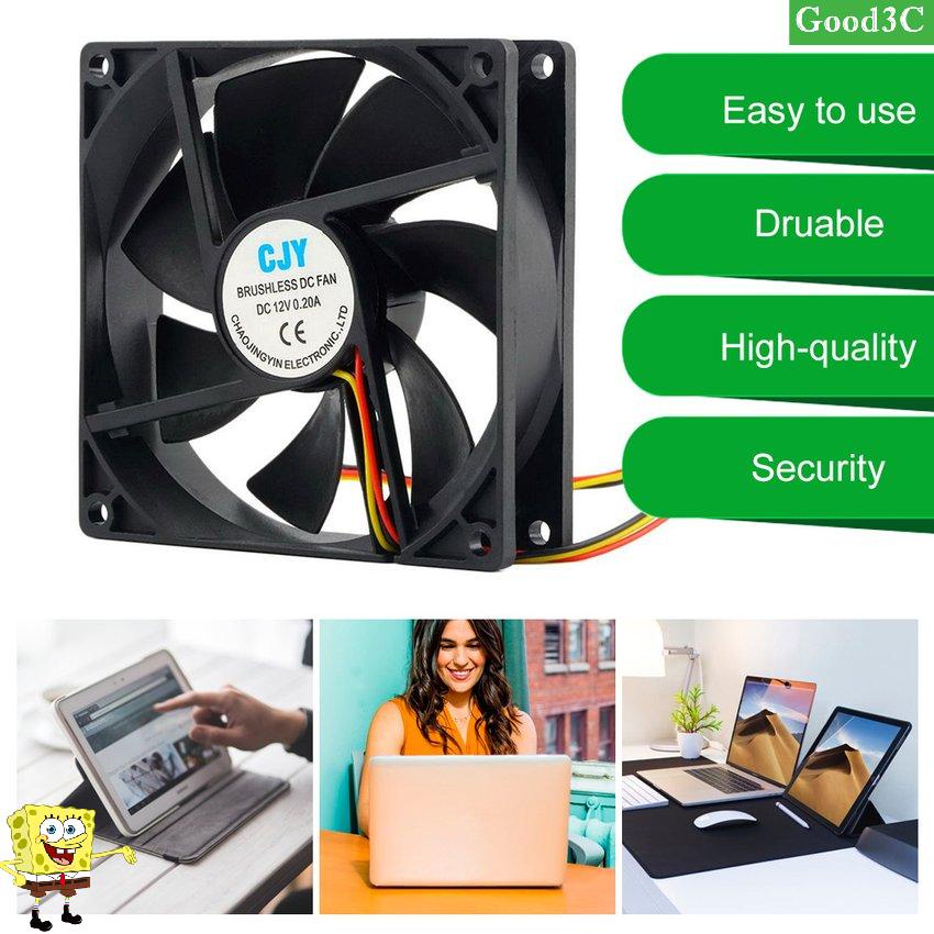 12V 3-Pin 9cm 90 x 25mm 90mm CPU Heat Sinks Cooler Fan DC Cooling Fan 65 CFM