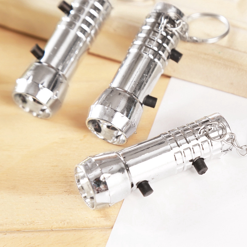 Móc khóa gắn đèn led phát sáng độc đáo thú vị