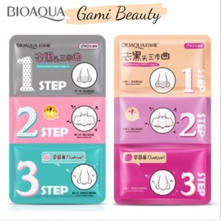 Miếng Lột Mụn Mũi BIOAQUA 3 bước Mặt Nạ Lột Mụn Mask OneSpring sạch mụn giúp mềm mịn da