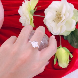 Nhẫn Nữ Bạc Ta Đính Đá Siêu Đẹp  BD09