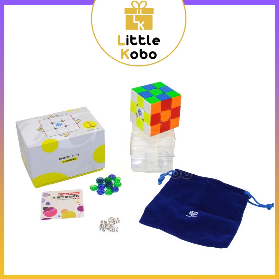 [Hộp Mới] Rubik Gan i Carry 3x3 Rubic Gan356i Carry Kết Nối Với Điện Thoại Stickerless (Có Nam Châm)