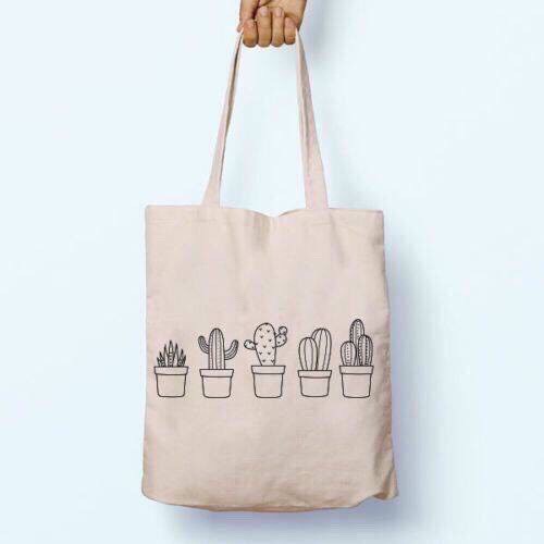 Túi vải bố canvas tote đựng đồ quần áo đeo vai thời trang nhỏ giá rẻ