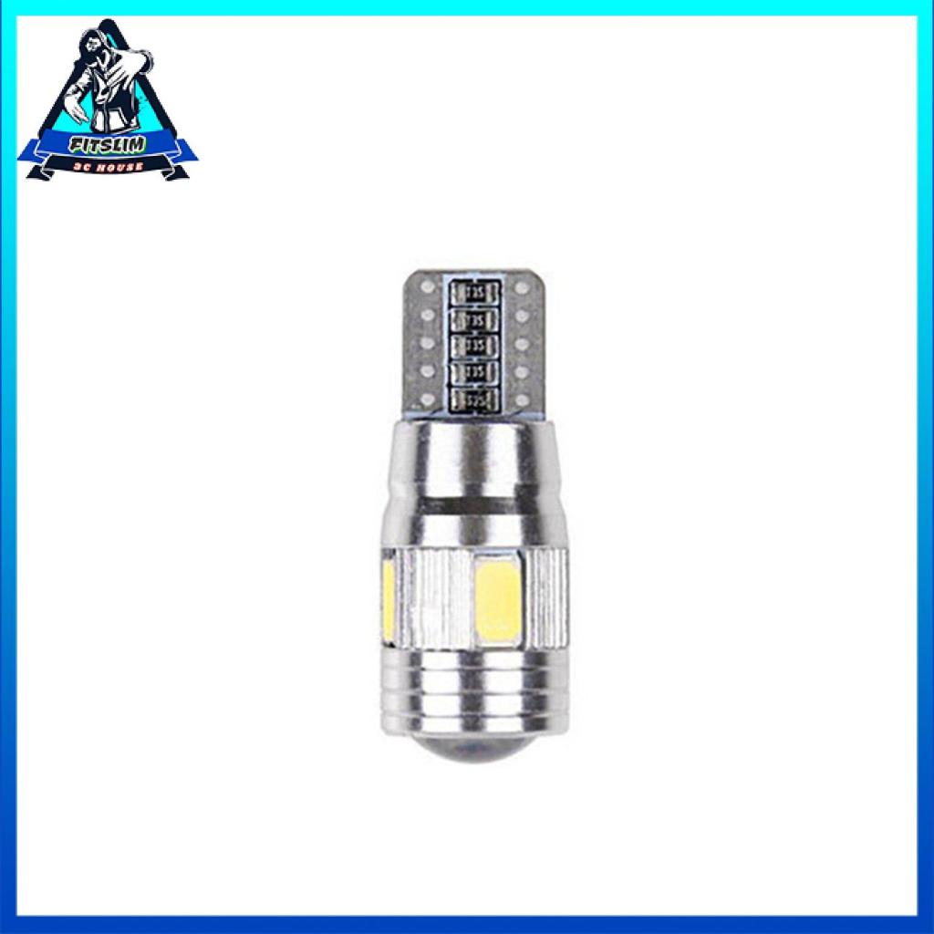 Bóng đèn led T10 5630 6SMD W5W 12V gắn đuôi xe hơi