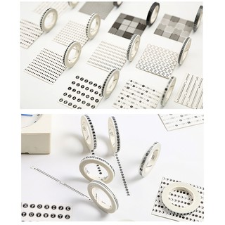 Washi tape Họa tiết Vintage (kích thước 0.5cmx7m)