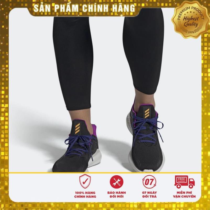 ⚡ [Chính Hãng] (100% Adidas chính hãng) Giày Adidas Alphabounce+ Run EM “Core Black/Real Gold” . 2020 new . , 2020