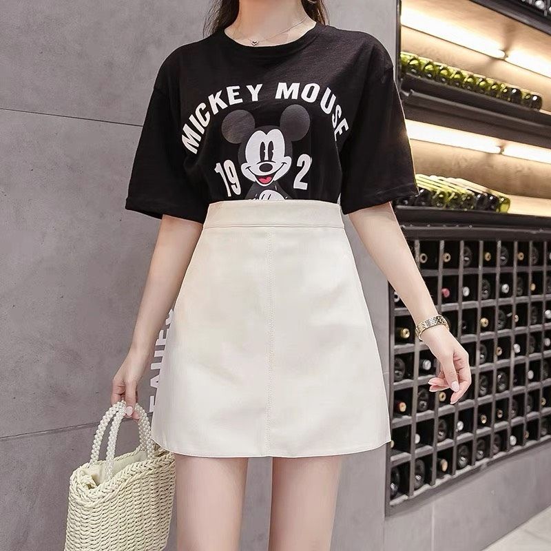 Chân Váy Chữ A Lưng Cạp Cao Dáng Ngắn Phong Cách Công Sở (có quần trong ) | BigBuy360 - bigbuy360.vn