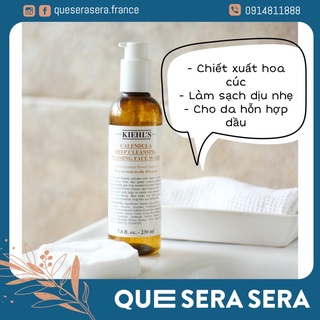 Sữa rửa mặt hoa cúc Kiehls Calendula