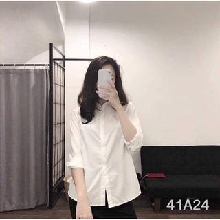 Áo sơ mi trắng uni basic