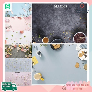 Phông nền chụp ảnh 3D 2 mặt 87x57cm nhiều mẫu ( Lỗi 1 đổi 1 )