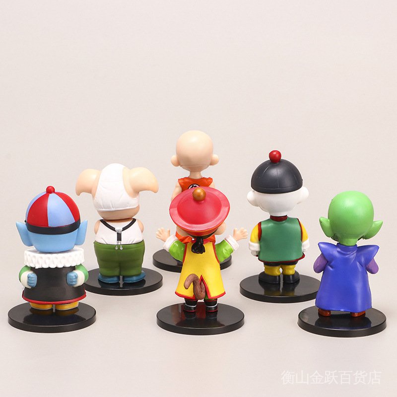 Set 6 Mô Hình Búp Bê Ma Thuật Sun Gohan Demon Boy Piraf Oolong Kurin Ju8