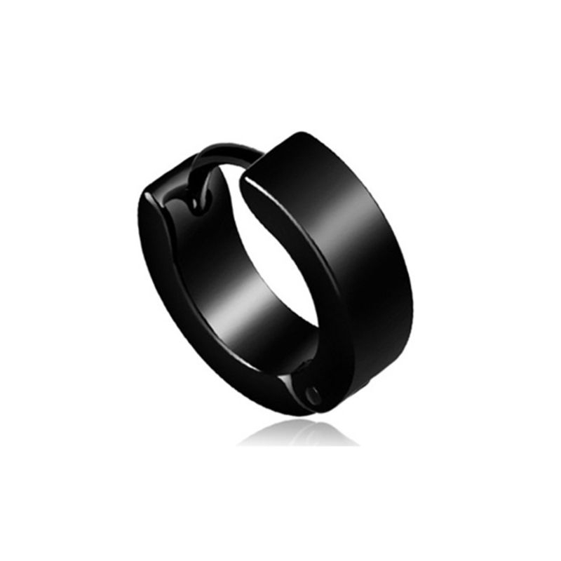 Khuyên tai bằng thép không gỉ và titan cá tính cho nam nữ