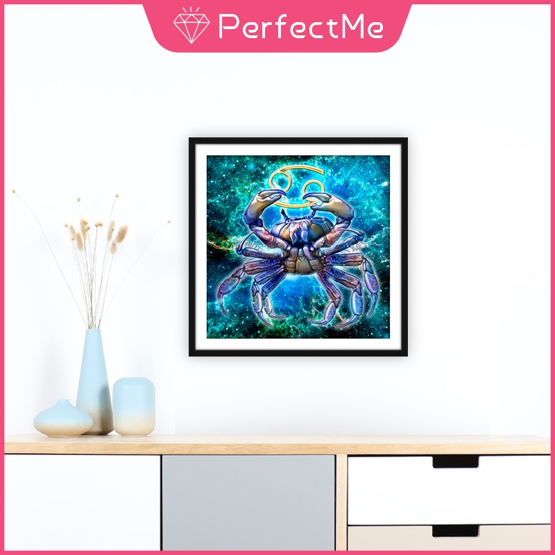 Tranh Đính Đá 5D Tự Làm Hình Mười Hai Chòm Sao Trang Trí Nhà Cửa