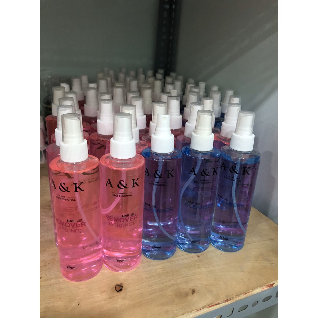 Nước tháo gel/ lau gel AK 250ml