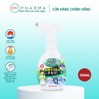Xịt Khử Mùi, Kháng Khuẩn Và Làm Sáng Bồn Rửa Bát Kincho 300ml