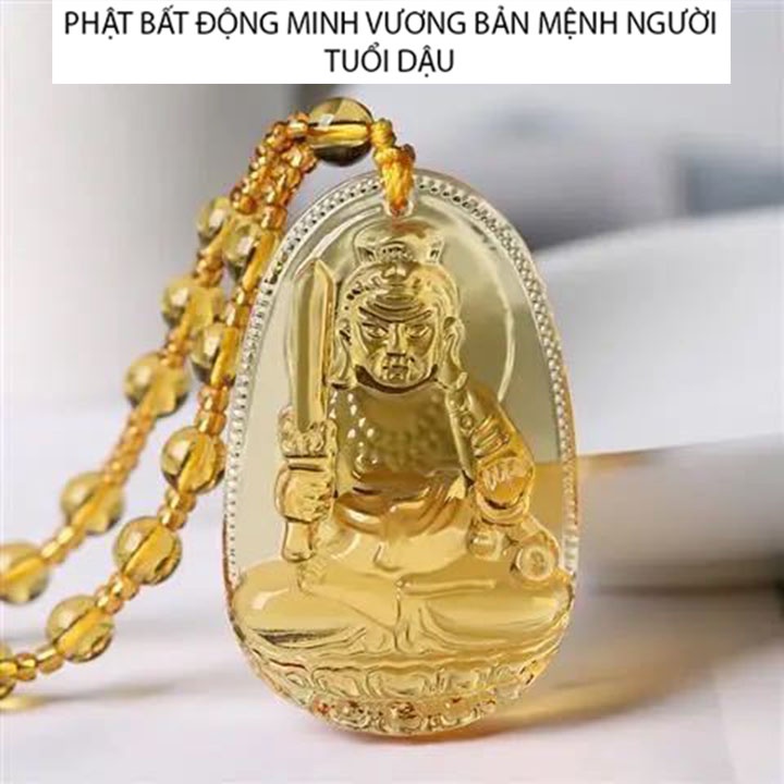 Mặt dây chuyền mặt phật Hư Không Tạng Bồ Tát - Phật bản mệnh tuổi Sửu, Dần