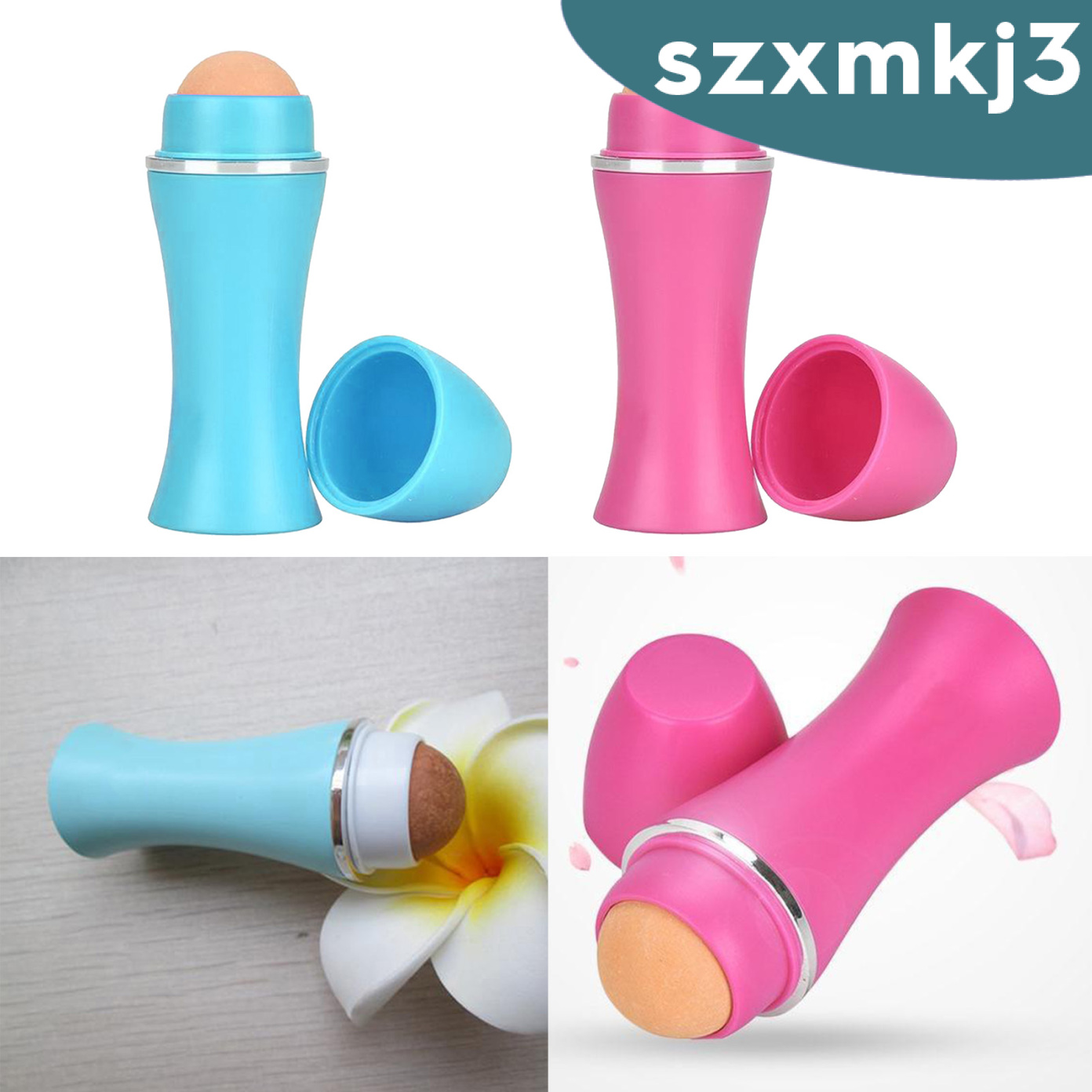 (Hàng Mới Về) Thanh Lăn Mặt Bằng Đá Núi Lửa Thấm Dầu Loại Bỏ Dầu Trên Da