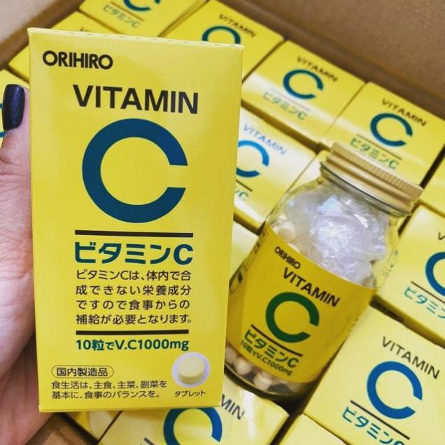 [Hàng chính hãng] Hộp  Orihiro Vitamin C 300 viên- chuyên Hàng Nhật.