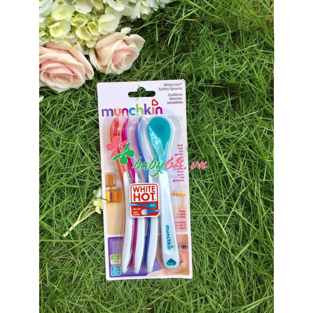 Bộ thìa báo nóng Munchkin 43682 4 cái