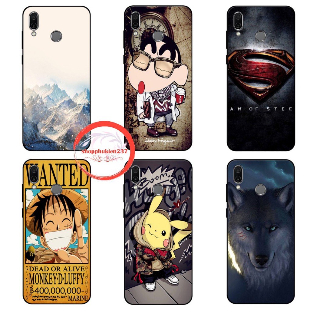 [Freeship toàn quốc từ 50k] ỐP LƯNG HUAWEI NOVA 3i ỐP DẺO IN HÌNH CAO CẤP VIỀN ĐEN