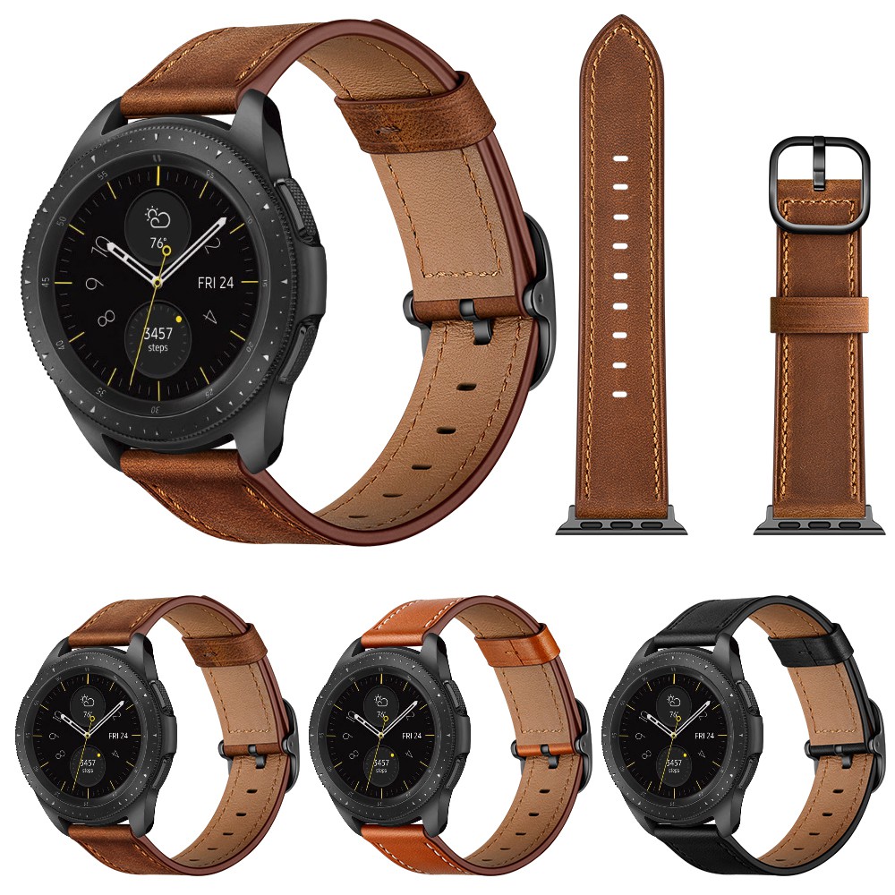 Dây Da Bò Paris Leather cho Galaxy Watch 3 45mm (Size 22mm).