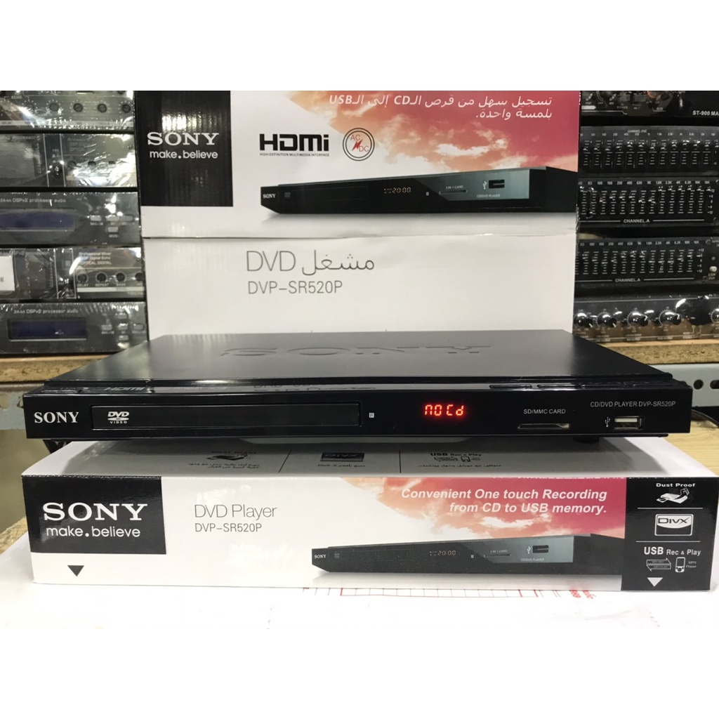 Đầu đĩa DVD HDMI Sony Cao Cấp DVP-SR520P, USB-thẻ nhớ-HDMI