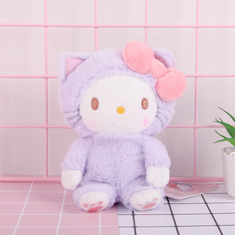 HELLOKITTY Thú Nhồi Bông Hình Hello Kitty Dễ Thương Phong Cách Nhật Bản