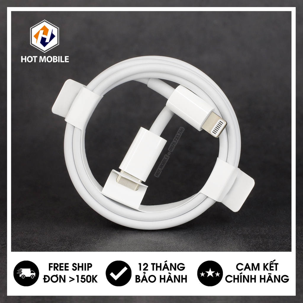 Cáp Sạc Theo Máy IP 11/12/13 Pro Max | Zin New 100% | Sạc Siêu Nhanh | Bảo Hành 12 Tháng Lỗi 1 Đổi 1