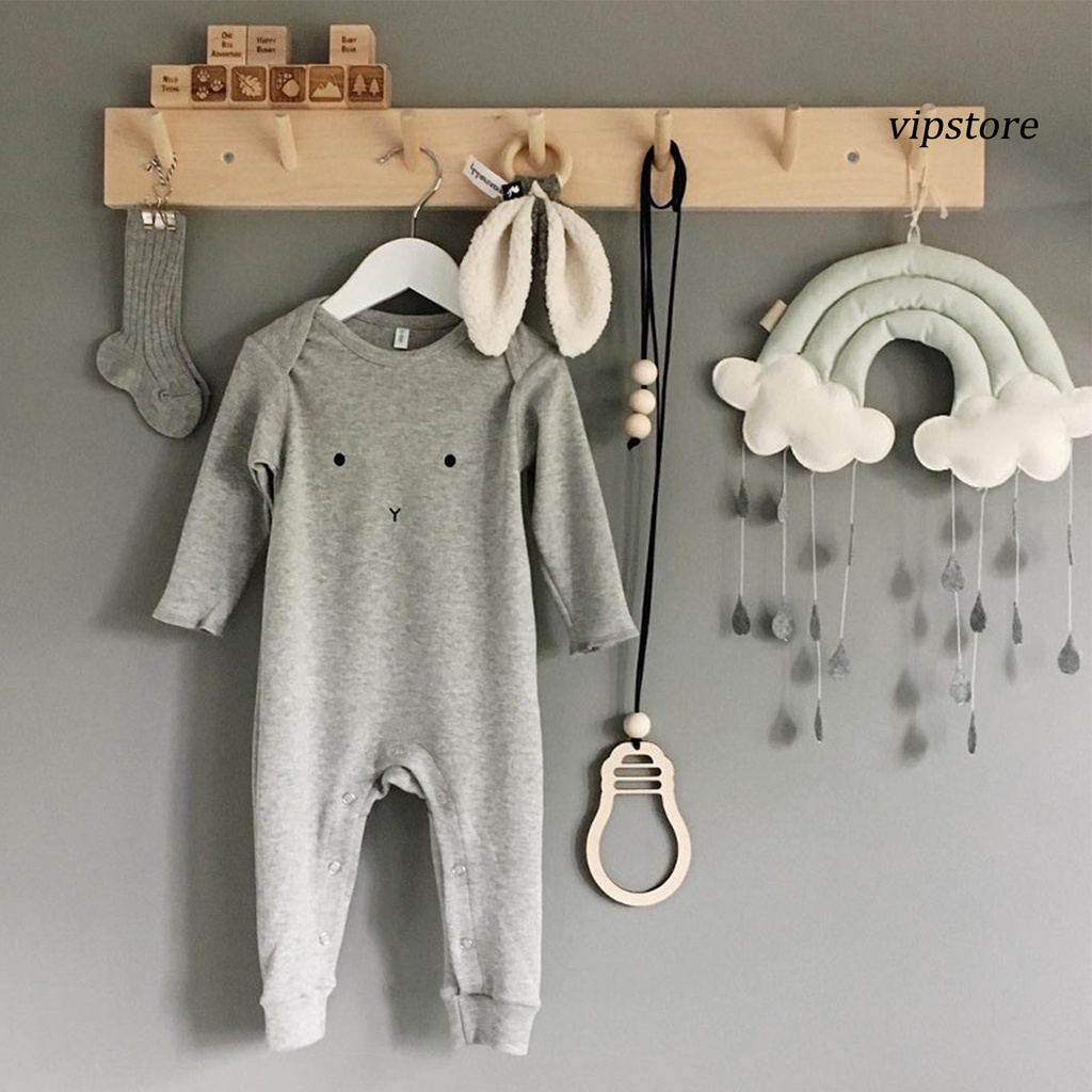 Móc Gỗ Treo Tường Ổn Định Phong Cách Đơn Giản Cho Phòng Khách