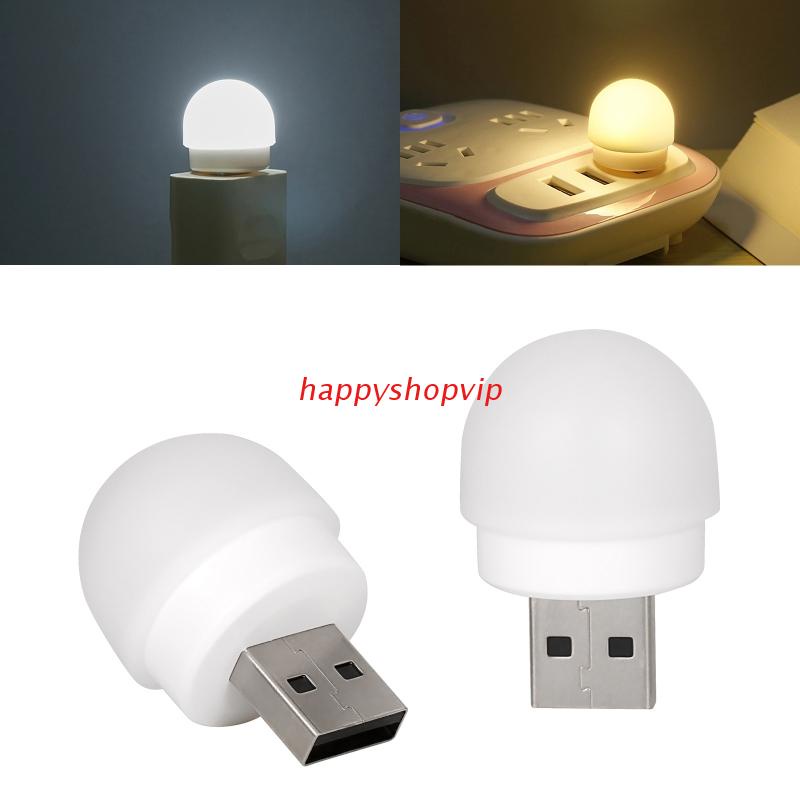 Đèn LED Đọc Sách Mini Hình Tròn Bảo Vệ Mắt Cổng USB Tiện Dụng