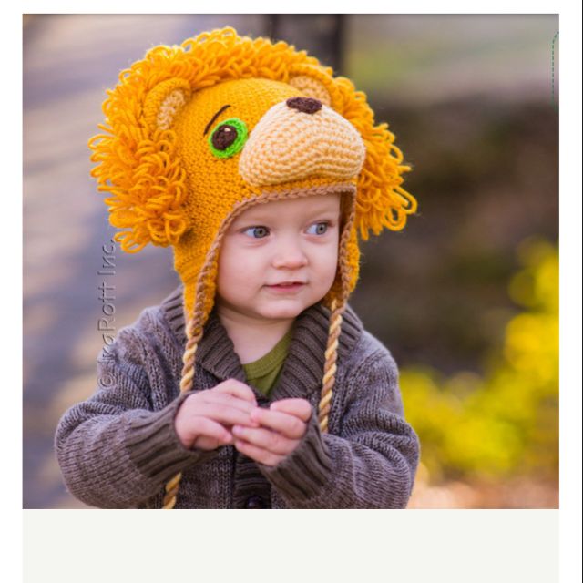 Nón sư tử cho bé