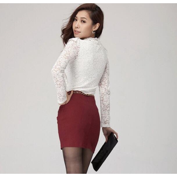 JR08001 - Chân váy ôm nữ hè có lót trong hàng nhập