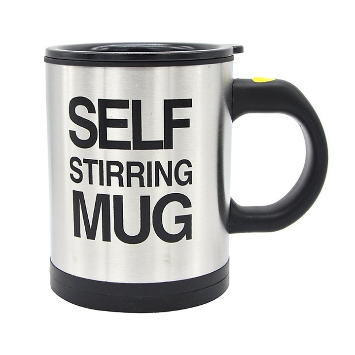 Cốc cafe tự khuấy thông minh, Cốc tự pha cafe thông minh 2 trong 1 Self Stirring Mug
