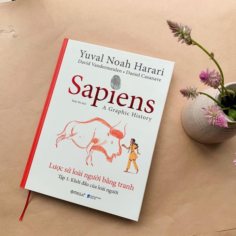 Sách - Sapiens - Lược sử loài người bằng tranh (Tập 1 - Khởi đầu của loài người) [AlphaBooks]