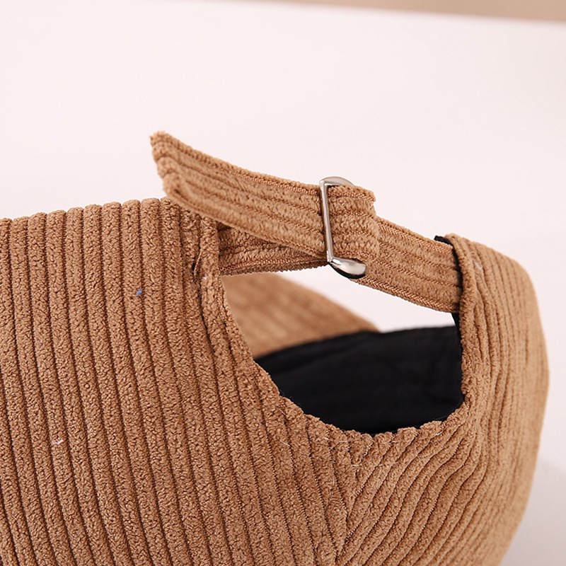 Mũ Lưỡi Trai Nhung Kẻ Thời Trang Mùa Thu Đông Dành Cho Trẻ Nhỏ