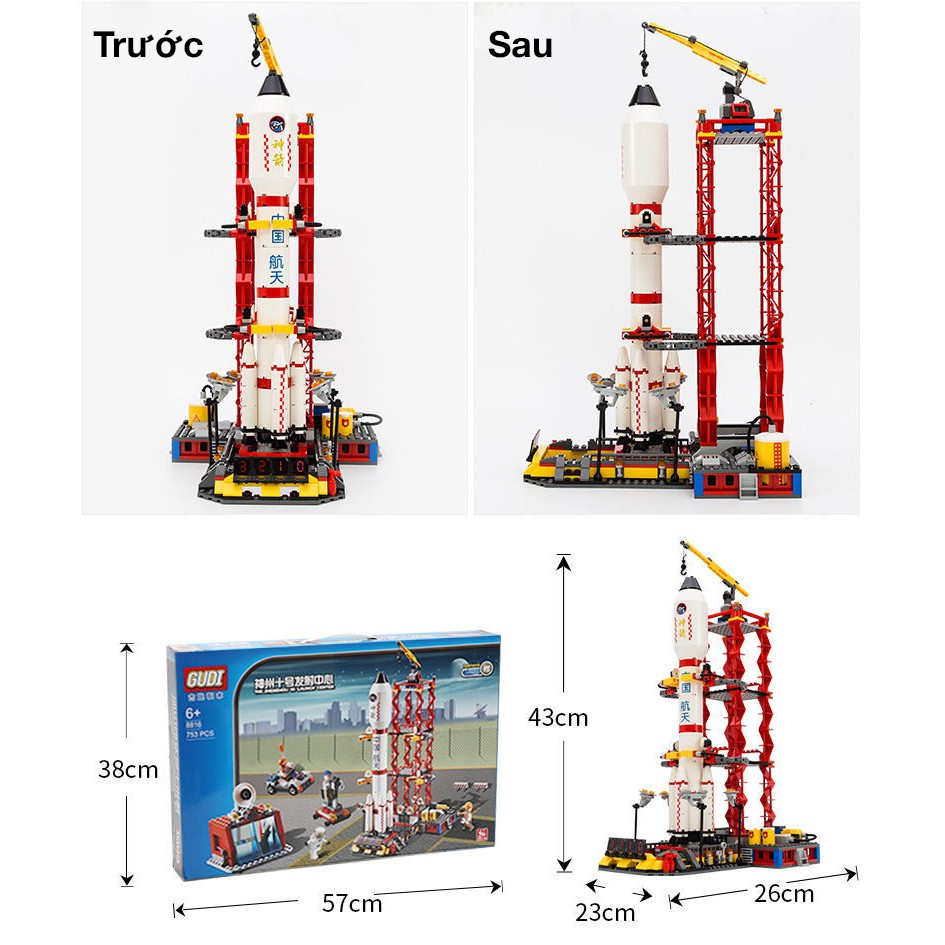 Bộ đồ chơi lắp ghép lego  tàu vũ trụ con thoi khám phá không gian với 671 chi tiết bền đẹp