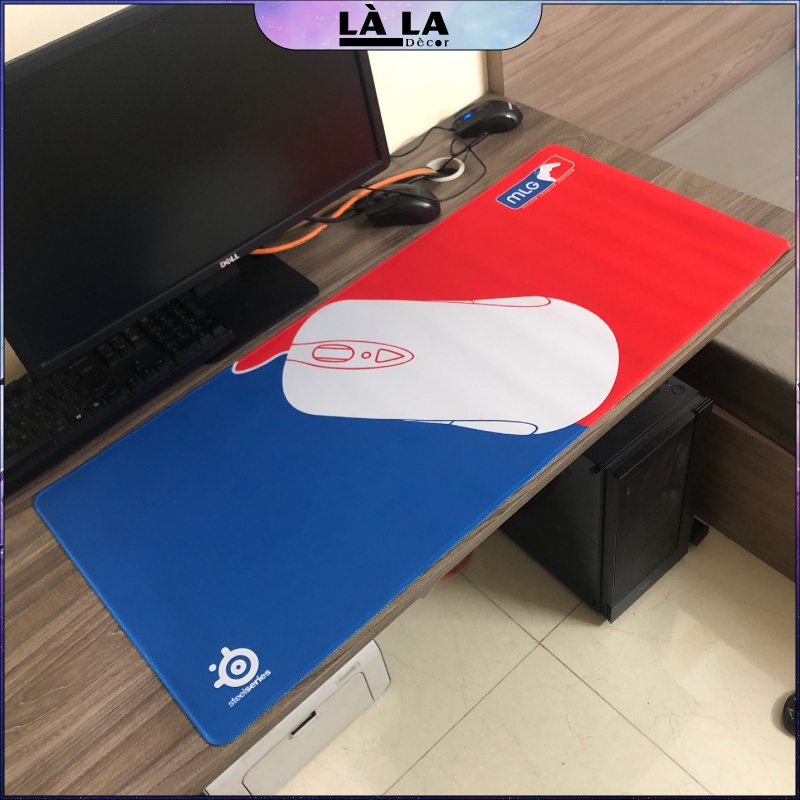 Miếng lót chuột cỡ lớn 90x40 cm dày 2mm, hình in sắc nét, màu săc tươi sáng, nhiều chủ đề: Dragonballz, CSGO, Razer,...
