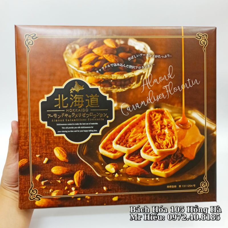 [T8/2022] Bánh Hokkaido Hạnh nhân Caramen