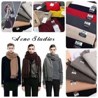 Khăn lông cừu Acne Studios quàng cổ len dày Loại 1 đẹp khăn nam khăn nữ