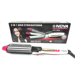 Lược điện 3 trong 1 cao cấp nova nhc - 2088t
