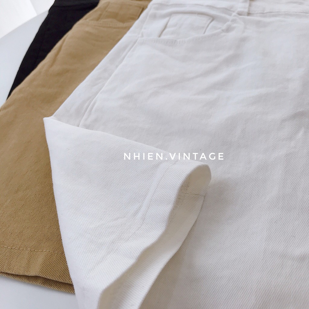 [Mã FADIRECT20 giảm 20K đơn 150K] Chân Váy Kaki_Nhienvintage AV78 | BigBuy360 - bigbuy360.vn