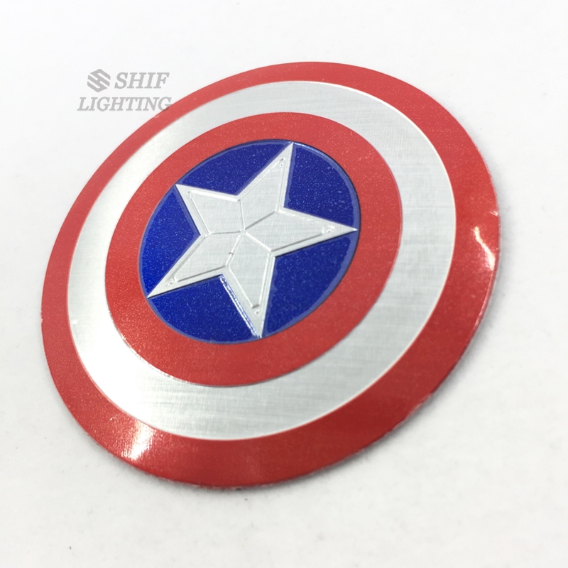 Sticker hình khiên Captain America dán xe hơi độc đáo