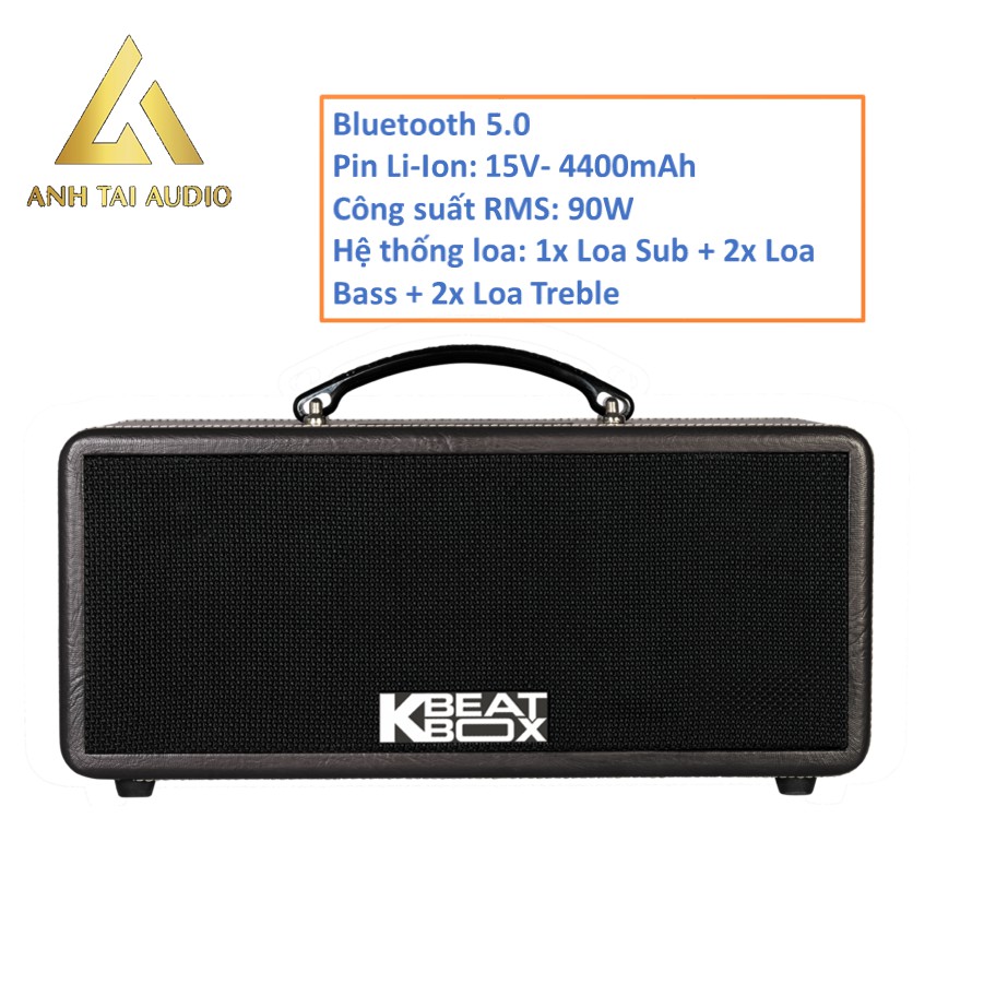 Dàn Loa Karaoke Di Động ACNOS KS360 MS, loa kéo di động, Pin 4-6h - Anh Tai Audio