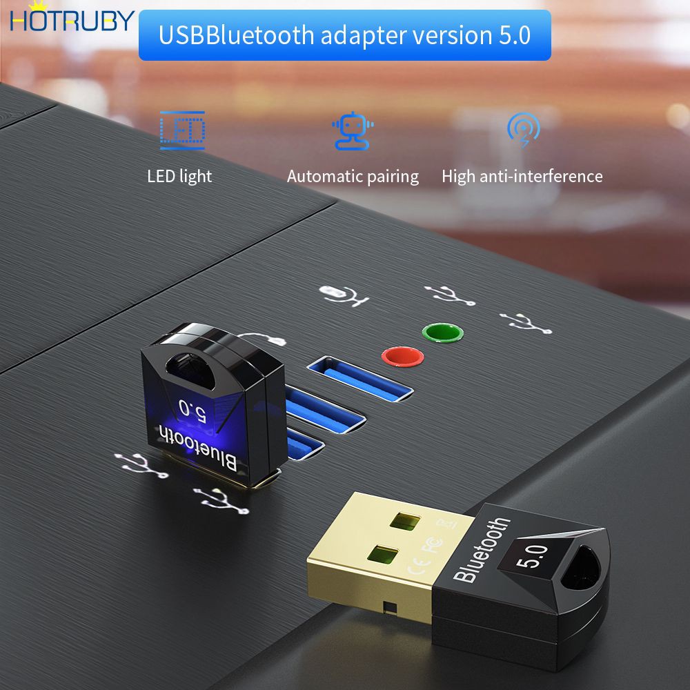 PC ESSAGER Đầu Nhận Usb Bluetooth 5.0 Cho Bàn Phím Ps4 Aux Audio Bluetooth 5