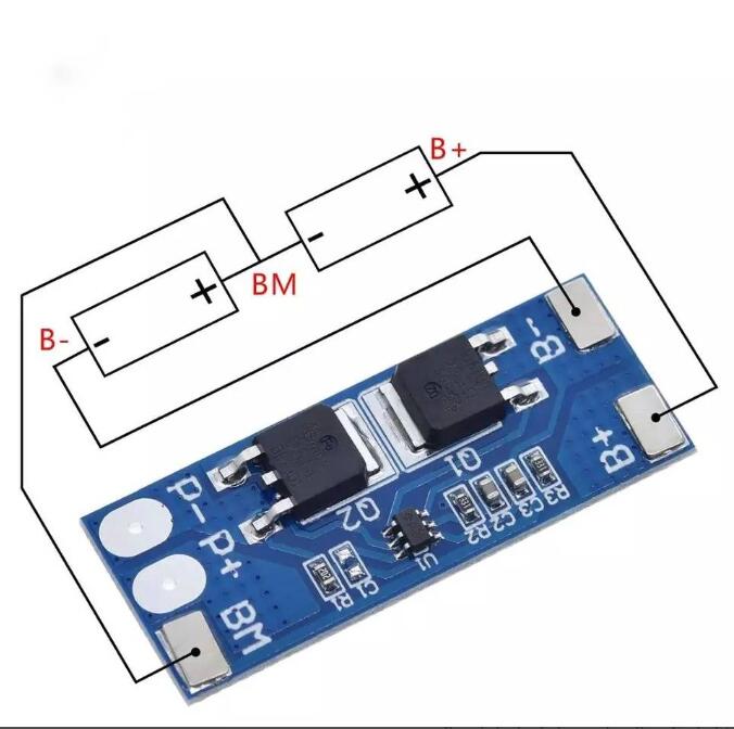 Bo Mạch Bảo Vệ Pin Li-Ion 7.4v 8.4v 18650 Bms Pcm 15a 8a Tiện Dụng