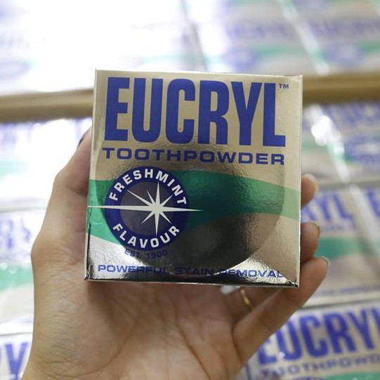 Bột Tẩy Trắng Răng Eucryl Toothpowder