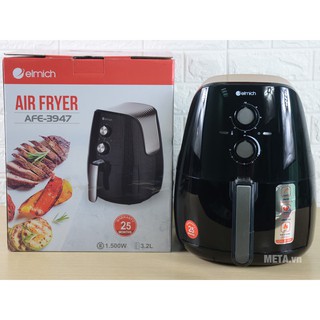 NỒI CHIÊN KHÔNG DẦU ELMICH AFE-3947 3,2LÍT- Nồi chiên không dầu nhập khẩu Séc BH 25 tháng Chính Hãng