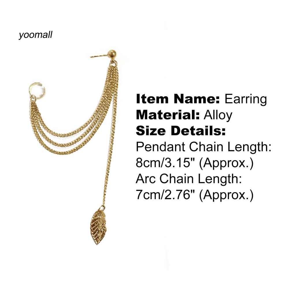 Bông Tai Hình Chiếc Lá Thời Trang Dành Cho Nữ