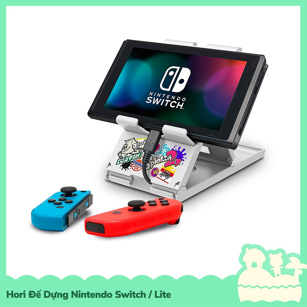 [Sẵn VN - NowShip] Hori Phụ Kiện Giá Đỡ / Đế Dựng Cho Máy Game Nintendo Switch NS, Nintendo Switch Lite Splatoon