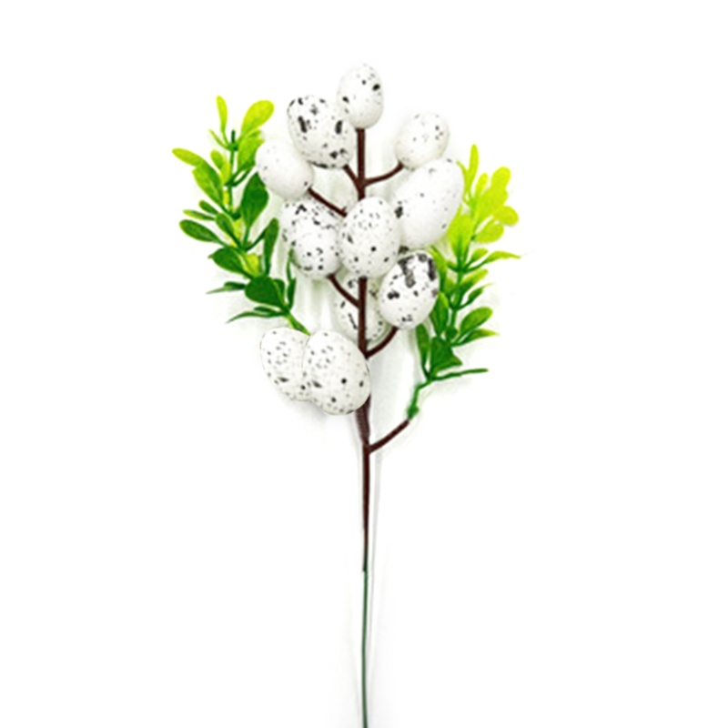 Nhánh Cây Nhân Tạo Bằng Xốp DIY Hình Trứng Phục Sinh Nhiều Màu Sắc Trang Trí Nhà Cửa