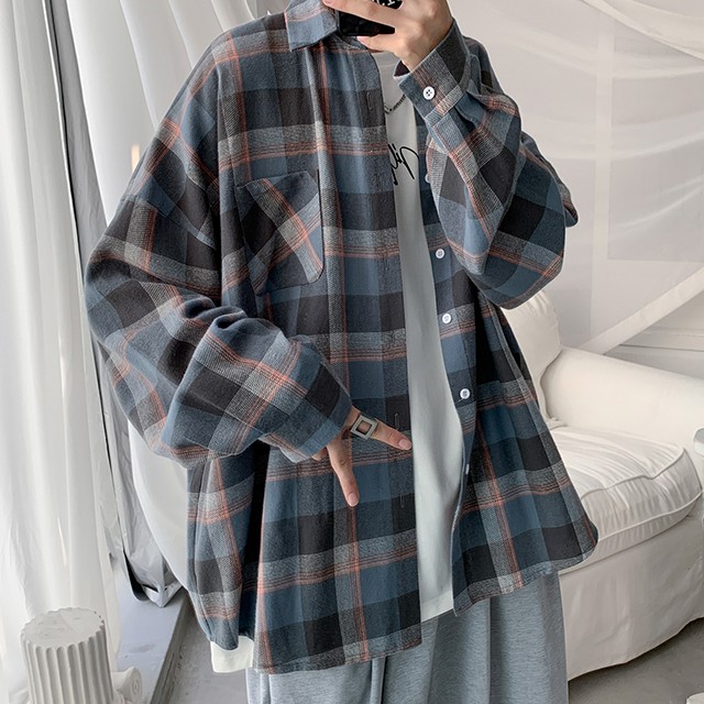 Áo Khoác Sơ Mi Họa Tiết Caro Thời Trang Nam | BigBuy360 - bigbuy360.vn